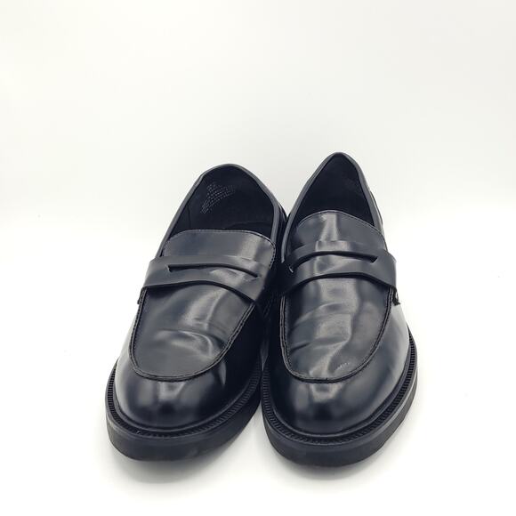 H&M Chunky Platform Lug Sole Loafers Black women\'s size 10 main image 5
